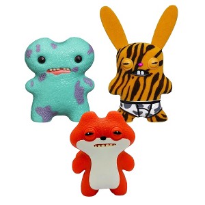 Zuru Fuggler 2.5 Inch Figure 3-Pack | Brown/White, Turquoise, Tiger Print - 1 of 4