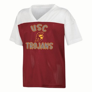 NCAA USC Trojans Girls' White Jersey - 1 of 3