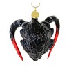 Morawski 4.0 Inch Black & Silver Faced Krampus Ornament Halloween Santa Devil Chort Tree Ornaments - 2 of 3
