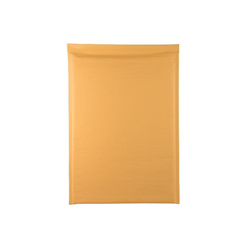 JAM PAPER Bubble Lite Padded Mailers Size 6 12 1/2" x 17 1/2" Brown Kraft 25/Pack (526PKCE110), 3 of 6