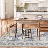 Washable Area Rugs, Non-Slip Neutral Vintage Distressed Soft Rug, Low Pile Stain-Resistant Carpet, Indoor Foldable Print Floor Mat - 4 of 4