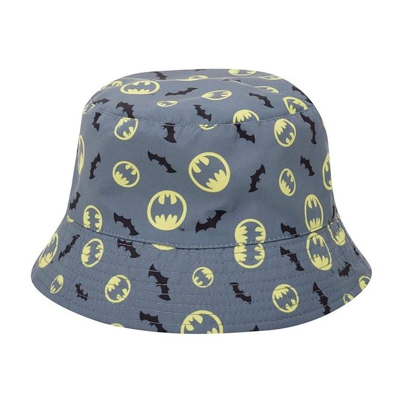 Batman Boys’ Reversible Bucket Hat –Protective Sun Hat for Kids Ages 4-7, 1 of 5
