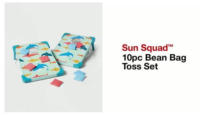 10pc Bean Bag Toss Set - Sun Squad&#8482;, 2 of 6, play video