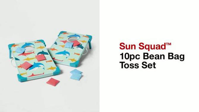 10pc Bean Bag Toss Set - Sun Squad&#8482;, 2 of 6, play video