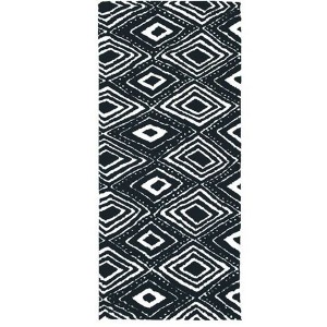 Simple Spaces Kenya Runner Rug,21" x 54" – Global Geometric Pattern in Earth Tones for Hallways and Entryways - 1 of 3
