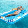Jasonwell 4‑in‑1 Inflatable Tanning Lounger — Sun Tan Tub & Pool Raft, Water‑Filled Mat/Pad for Adults & Kids (Large) - Ocean Aqua - 2 of 4