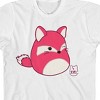 Squishmallows Fifi Crew Neck Short Sleeve Youth White T-shirt - 2 of 3