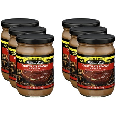 Walden Farms Chocolate Peanut Spread - Case of 6 - 12 oz