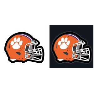 Evergreen Ultra-Thin Edgelight LED Wall Decor, Helmet, Clemson University- 19.5 x 15 Inches Made In USA - 1 of 4