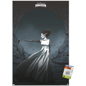 Trends International The Bride of Frankenstein - Illustration Unframed Wall Poster Prints - 1 of 4