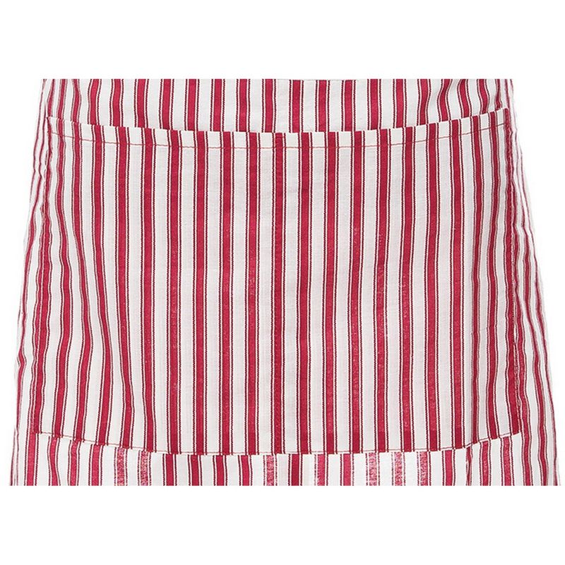C&F Home Santa Suit with Candy Cane Strips Cotton Cooking Apron, One Size Fits Most, 29 x 34", 4 of 5