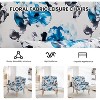 EROMMY High Back Floral Accent Chair for Living Room,Upholstered Wingback Chair w/Pillow, Comfy Armchair w/Wooden Legs - 4 of 4