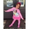 PATPAT Disney Princess Frozen Toddler Girls Clothes: Ruffle Sleeve Sweatshirts and Leggings Summer Coordinate Outfit - 3 of 4