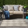 Nourison Positano Modern Diamond Outdoor Rug - 2 of 4