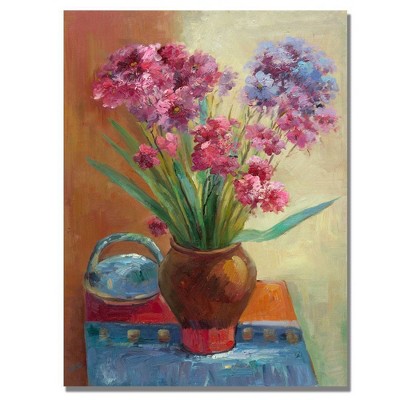 35" x 47" Spring Flowers by Rio - Trademark Fine Art