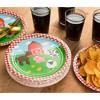 Blue Panda 80-Pack Disposable Paper Plates, Farm Animals Party Supplies for Dinner, 9"x9" - 3 of 4