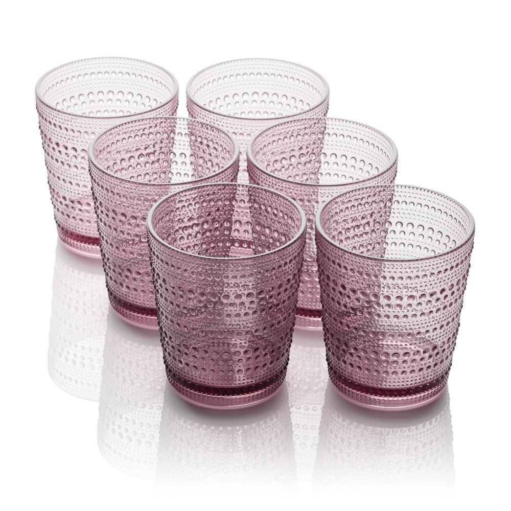 Photos - Glass Certified International  16oz Acrylic Dof Glasses Santa Fe Plum (Set of 6)