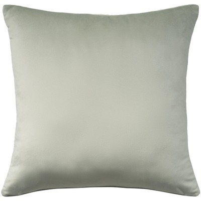 Waverly Pleated Velvet Green 18" x 18" Throw Pillow