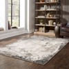 Nirvan Industrial Abstract Indoor Area Rug Gray/Ivory - Captiv8e Designs - image 2 of 4