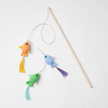 Fish Trio Wand Cat Toy - Boots & Barkley™