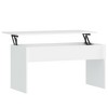 vidaXL Coffee Table White Engineered wood Medium-sized - 2 of 4
