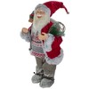 Northlight 2' Standing Santa Christmas Figure Carrying Snow Shoes and Presents - 4 of 4