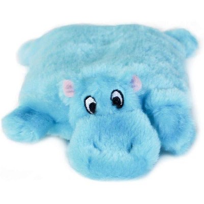 ZippyPaws - Squeakie Pads No Stuffing Plush Dog Toy - Hippo