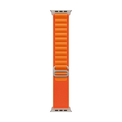 Apple Watch 49mm Orange Alpine Loop Large Target