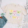 Simply Sage Market Butterflies Coquette Boxy Crop Top - 2 of 4