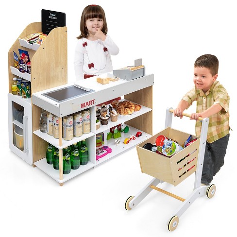 Infans Store Playset Pretend Play Supermarket Shopping Set With Cart Target