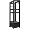 Coolbibila-62'' Height Wood Garden Greenhouse Balcony, Potting Benches With Movable Storage Box And Adjustable Shelves For Outdoor - 2 of 4