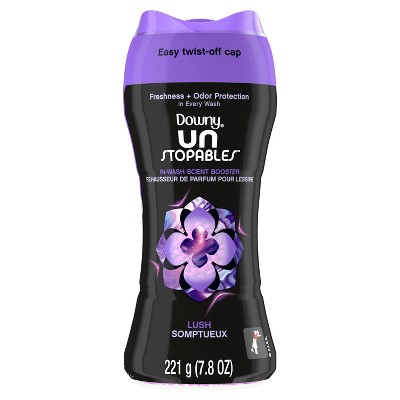 Downy Unstopables In-Wash Laundry Scent Booster Beads, Lush, 7.8 oz