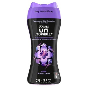 Downy Unstopables In-Wash Laundry Scent Booster Beads, Lush, 7.8 oz - 1 of 4
