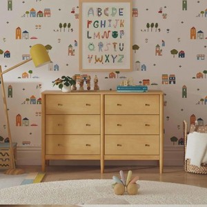 eLite Frem 6-Drawer Dresser Honey - 1 of 1