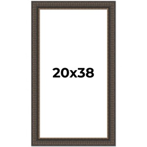 PosterPalooza | Museum Brown Picture Frame - UV Acrylic, Foam Board Backing, Hanging Hardware - 1 of 4