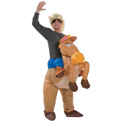 Halloween Express Adult Inflatable Riding Horse Costume