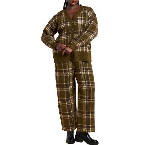 ELOQUII Sweater Intarsia Pant - 1 of 4