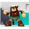 Wood Man 5" Figure (Deluxe Version) with Accessories and Alternate Head and Hands "Mega Man" (1987) Video Game Model by Jada - 3 of 4