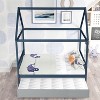Whisen Twin Size Solid Wood House-shaped Bed Frame with Twin Size Trundle - 2 of 4