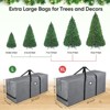7.5 ft Christmas Tree Storage Bag Heavy Duty Tote Bag with Handles & Dual Zippers-HOMLUX - 4 of 4