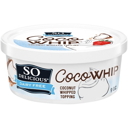 Woodman's - Sun Prairie, WI - So Delicious Dairy Free Coco Whip is a  coconut whipped topping 🥥 and is made w/ organic coconut oil, $3.99.  #GlutenFree #Vegan #NonGMO