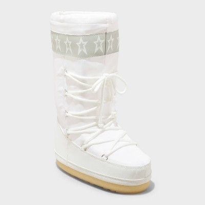 Women's Buffy Winter Boots - Wild Fable™ White 11 : Target