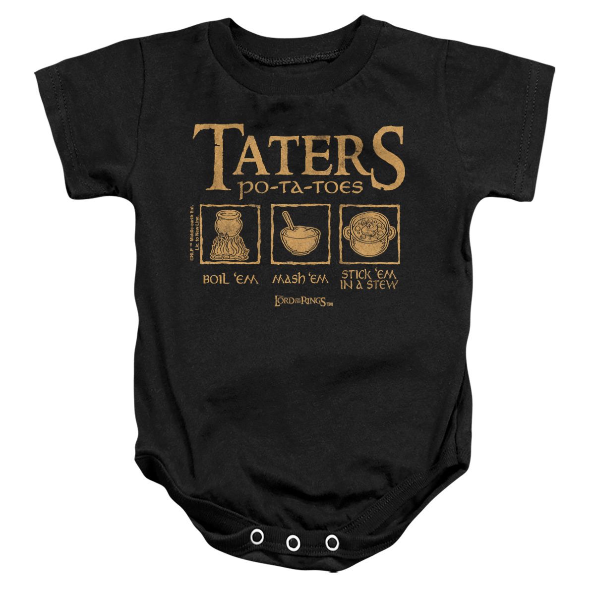 Baby Lord Of The Rings Taters Infant Bodysuit