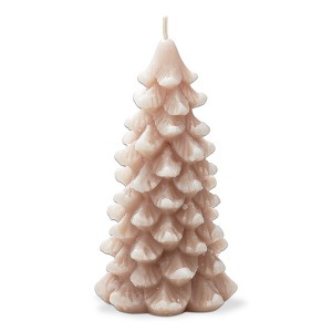 tag Frosted Pine Tree Candle Blush - 1 of 2