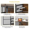 LOVMOR Dog Crate Furniture-Style Cages for Small Dogs Indoor Heavy Duty Super Sturdy Dog Kennels with 2 Stainless Steel Bowls - 4 of 4
