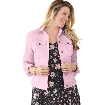 Woman Within Plus Size Stretch Denim Jacket