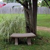 16" Resin Garden Bench Statuary - Sand - Emsco - 4 of 4