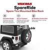 Yakima SpareRide Vehicle Rear Spare Tire Mounted 2 Bike Bicycle Rack, Gray/Black - 3 of 4