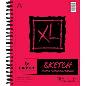 Canson Universal Spiral Sketch Book 9"X12"-100 Sheets - 1 of 2