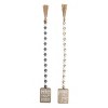 Transpac Wood Beaded Holiday Decor Set of 2 Christmas Home Decorations - 2 of 2